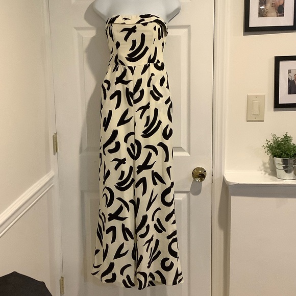 Thirty Thirty Pants - THIRY THIRTY Strapless Jumpsuit